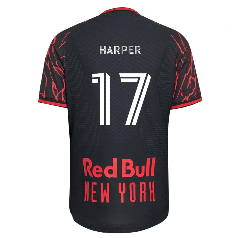 Danxen Dames Cameron Harper #17 Rood Zwart Wit Thuisshirt Thuistenue 2026/27 T-Shirt