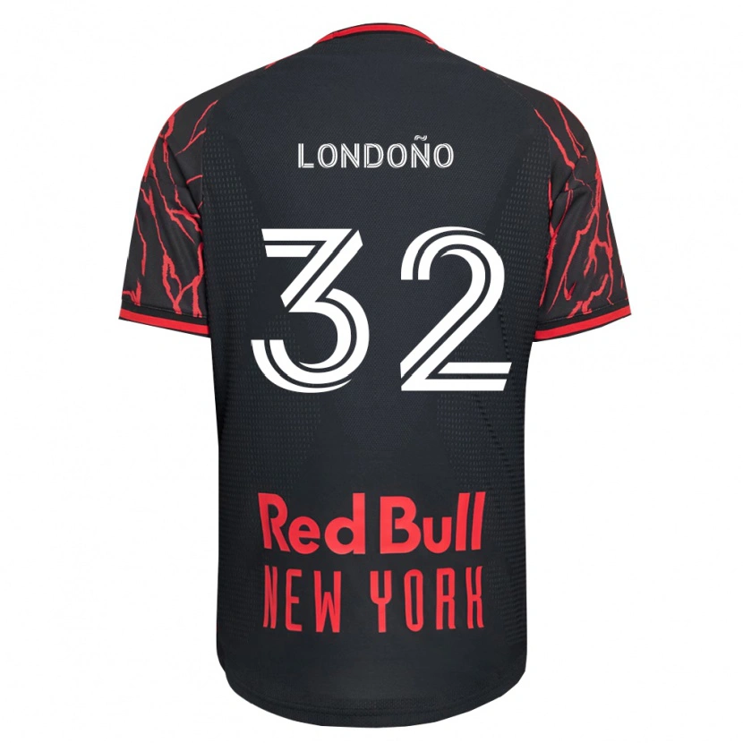Danxen Dames Erick Londoño #32 Rood Zwart Wit Thuisshirt Thuistenue 2026/27 T-Shirt