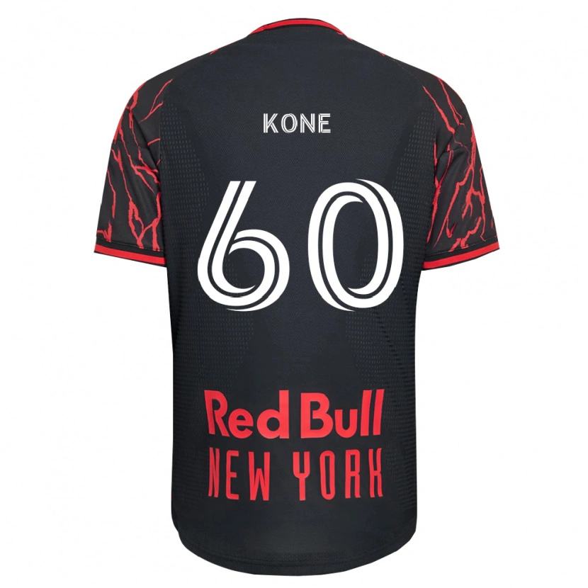 Danxen Dames Sekou Kone #60 Rood Zwart Wit Thuisshirt Thuistenue 2026/27 T-Shirt