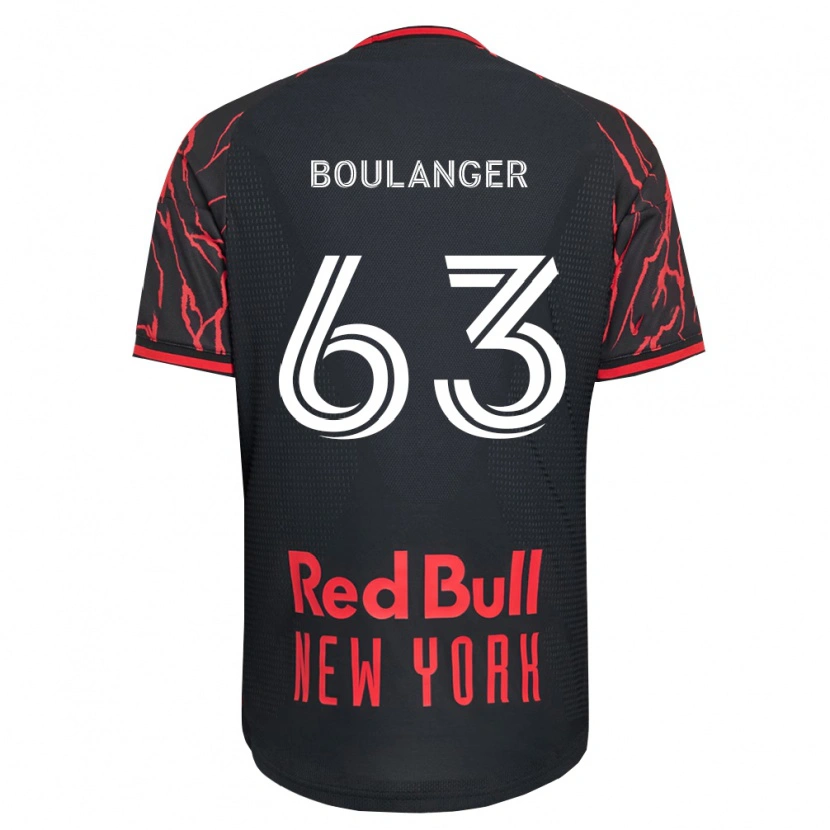 Danxen Dames Brady Boulanger #63 Rood Zwart Wit Thuisshirt Thuistenue 2026/27 T-Shirt