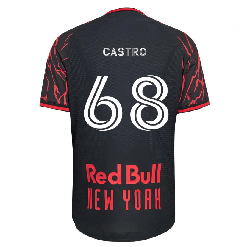 Danxen Dames Bradley Castro #68 Rood Zwart Wit Thuisshirt Thuistenue 2026/27 T-Shirt