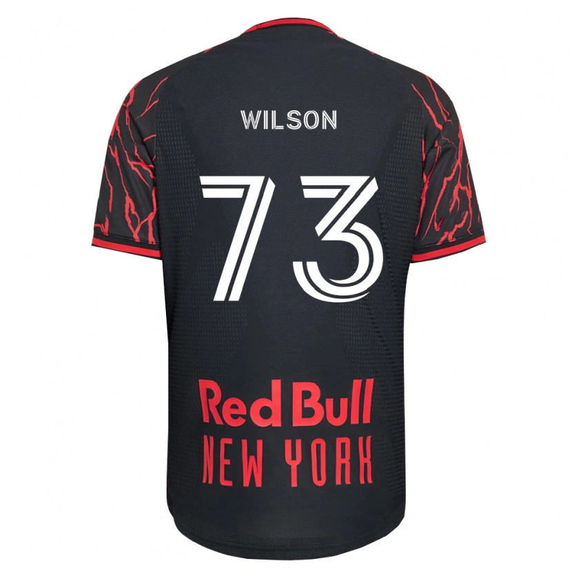 Danxen Dames Akheem Wilson #73 Rood Zwart Wit Thuisshirt Thuistenue 2026/27 T-Shirt