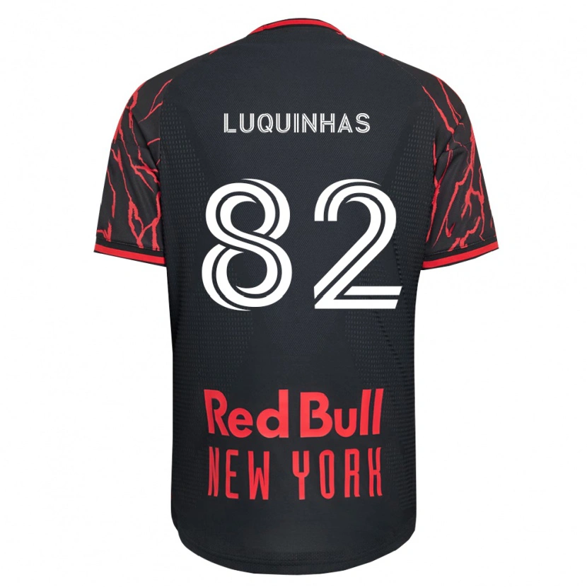 Danxen Dames Luquinhas #82 Rood Zwart Wit Thuisshirt Thuistenue 2026/27 T-Shirt