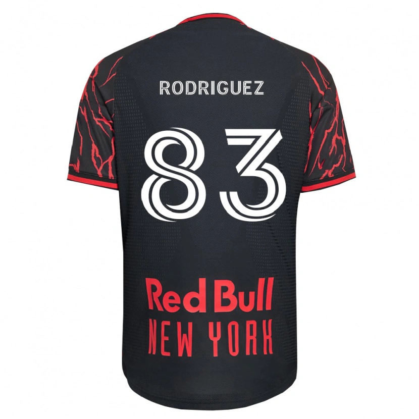Danxen Dames Benjamin Rodriguez #83 Rood Zwart Wit Thuisshirt Thuistenue 2026/27 T-Shirt