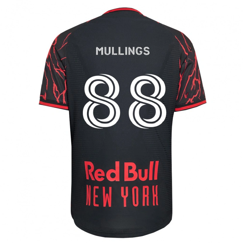 Danxen Dames O'vonte Mullings #88 Rood Zwart Wit Thuisshirt Thuistenue 2026/27 T-Shirt
