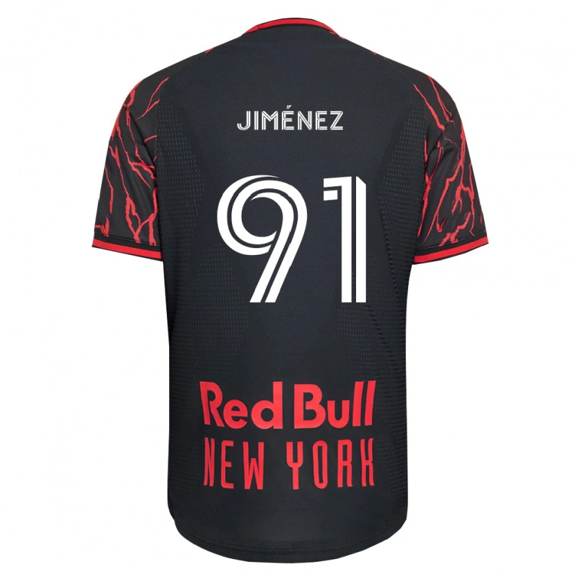 Danxen Dames Mijahir Jiménez #91 Rood Zwart Wit Thuisshirt Thuistenue 2026/27 T-Shirt