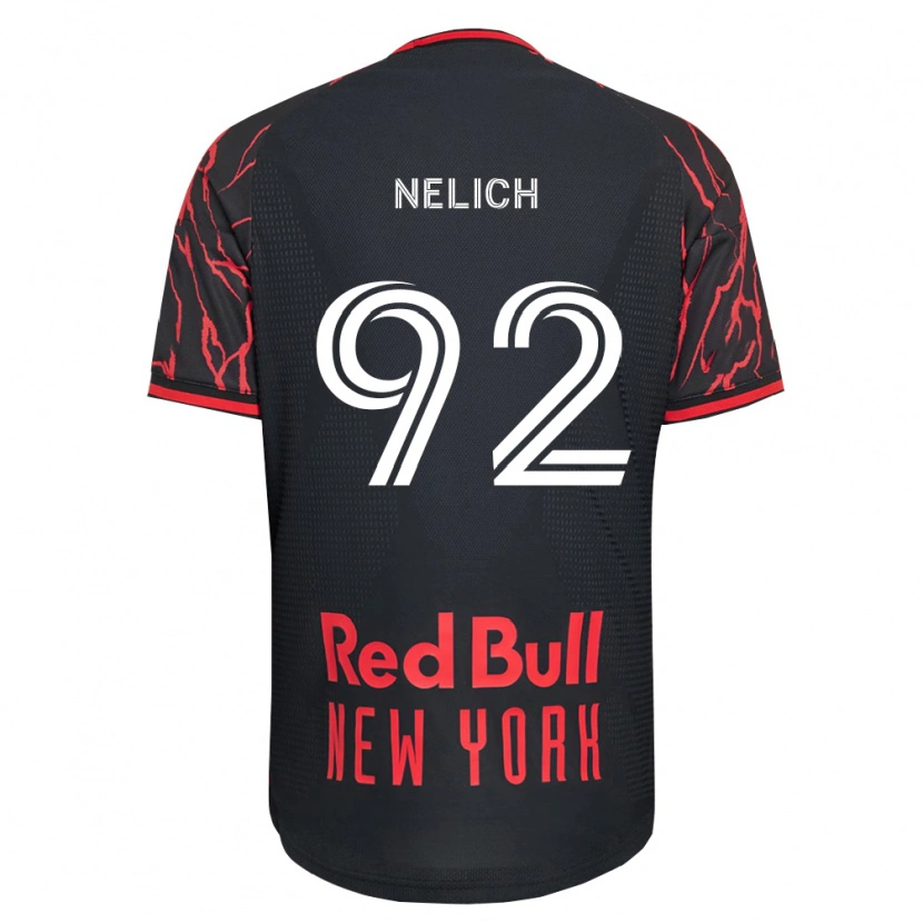 Danxen Dames Dennis Nelich #92 Rood Zwart Wit Thuisshirt Thuistenue 2026/27 T-Shirt