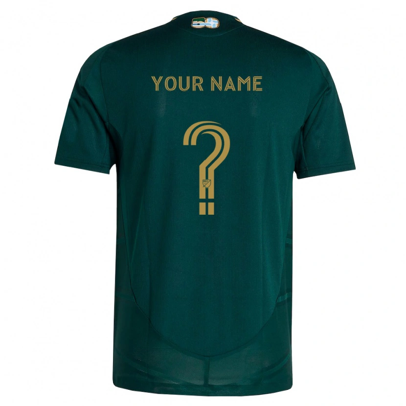 Danxen Dames Uw Naam #0 Donkergroen Bruin Thuisshirt Thuistenue 2026/27 T-Shirt