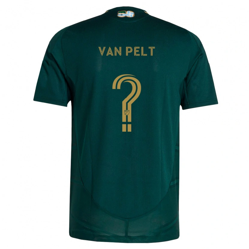 Danxen Dames Kennan Van Pelt #0 Donkergroen Bruin Thuisshirt Thuistenue 2026/27 T-Shirt