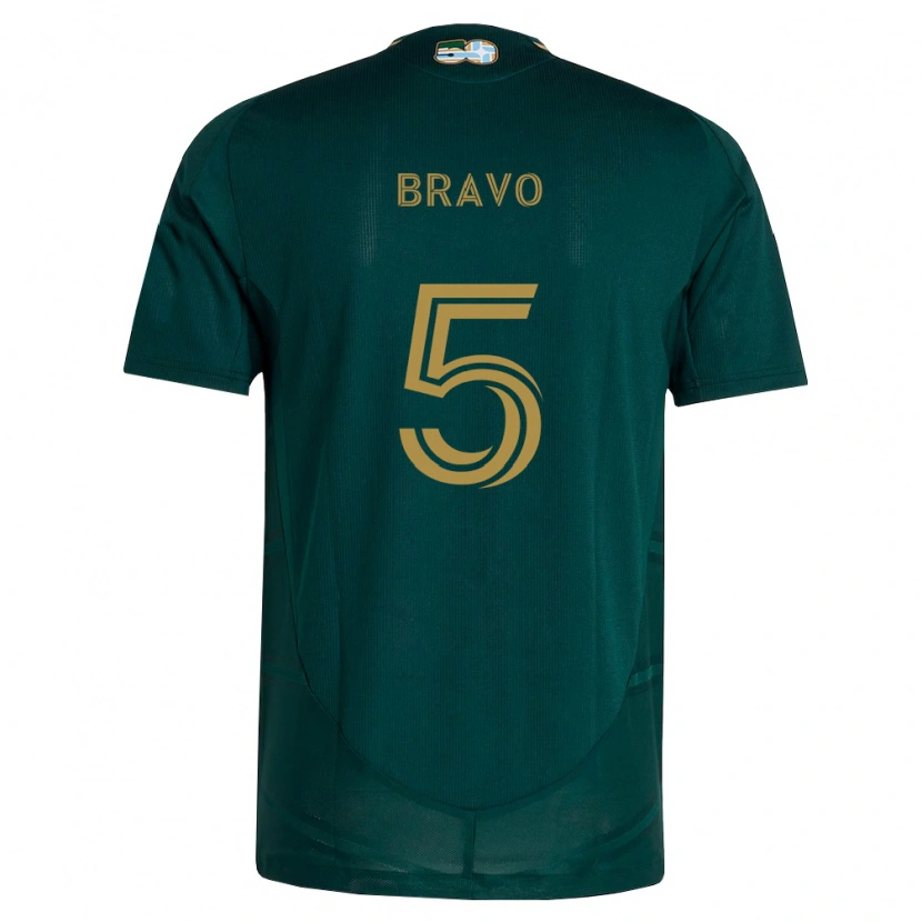 Danxen Dames Claudio Bravo #5 Donkergroen Bruin Thuisshirt Thuistenue 2026/27 T-Shirt