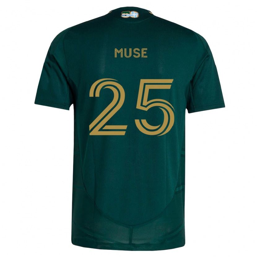 Danxen Dames Trey Muse #25 Donkergroen Bruin Thuisshirt Thuistenue 2026/27 T-Shirt