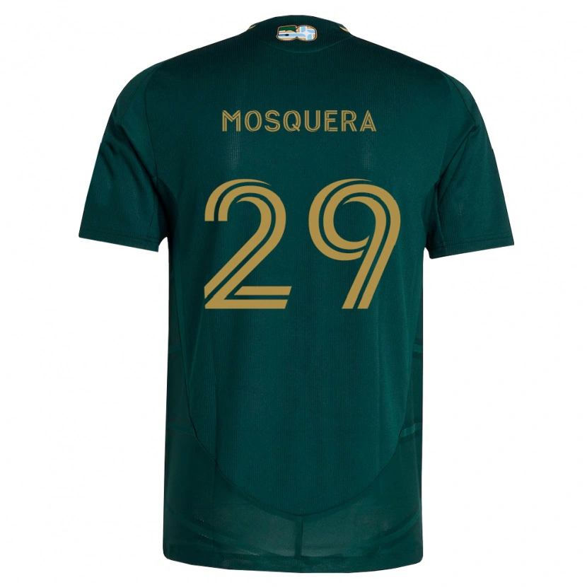 Danxen Dames Juan Mosquera #29 Donkergroen Bruin Thuisshirt Thuistenue 2026/27 T-Shirt