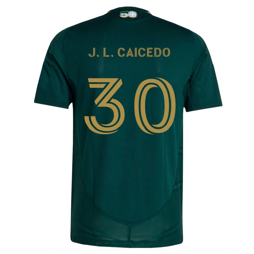 Danxen Dames José Caicedo #30 Donkergroen Bruin Thuisshirt Thuistenue 2026/27 T-Shirt