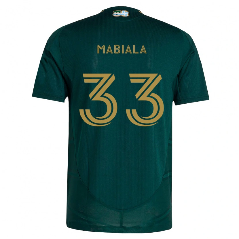 Danxen Dames Larrys Mabiala #33 Donkergroen Bruin Thuisshirt Thuistenue 2026/27 T-Shirt