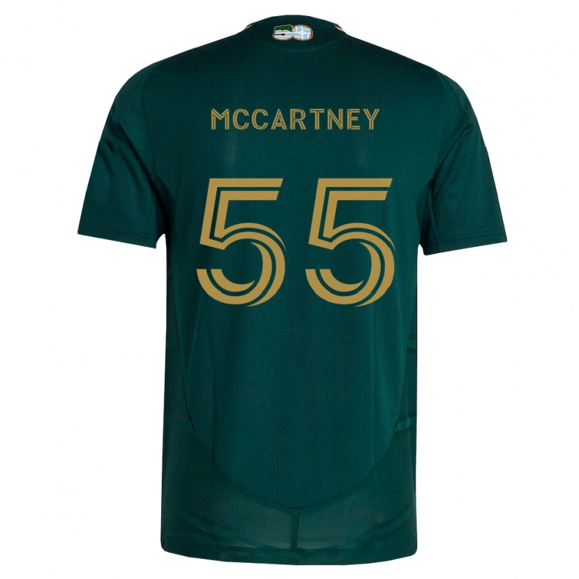 Danxen Dames Dawson Mccartney #55 Donkergroen Bruin Thuisshirt Thuistenue 2026/27 T-Shirt
