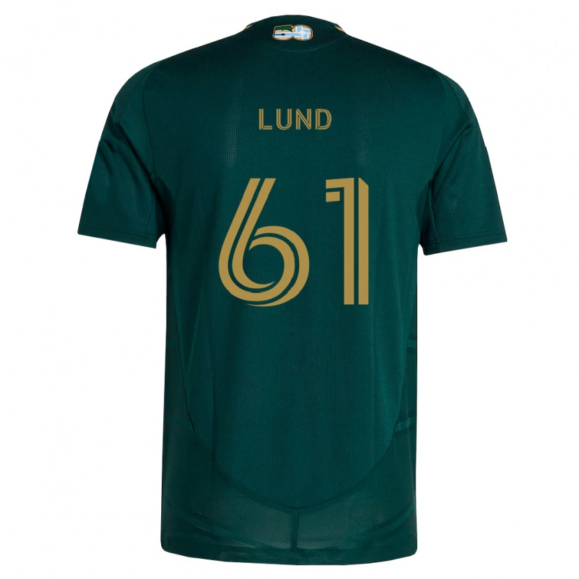 Danxen Dames Nicklas Lund #61 Donkergroen Bruin Thuisshirt Thuistenue 2026/27 T-Shirt