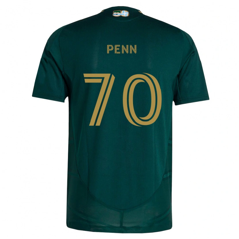 Danxen Dames Josh Penn #70 Donkergroen Bruin Thuisshirt Thuistenue 2026/27 T-Shirt