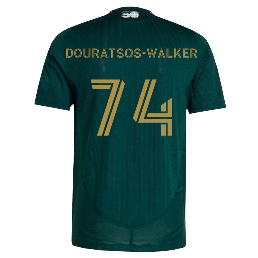 Danxen Dames Elias Douratsos-Walker #74 Donkergroen Bruin Thuisshirt Thuistenue 2026/27 T-Shirt