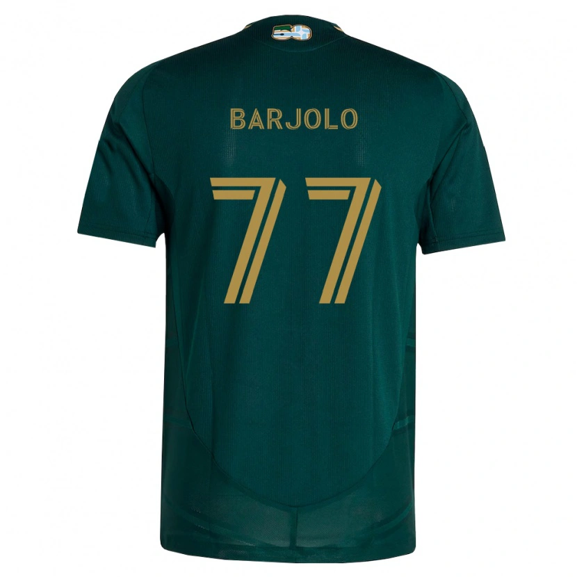 Danxen Dames Benjamin Barjolo #77 Donkergroen Bruin Thuisshirt Thuistenue 2026/27 T-Shirt