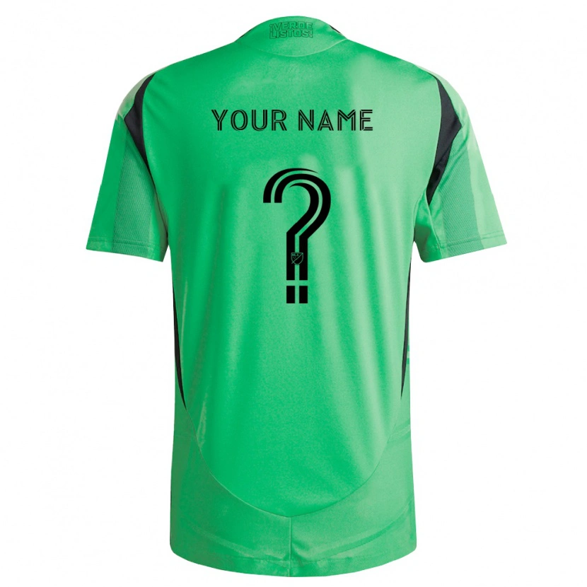 Danxen Dames Uw Naam #0 Smaragdgroen Zwart Thuisshirt Thuistenue 2026/27 T-Shirt