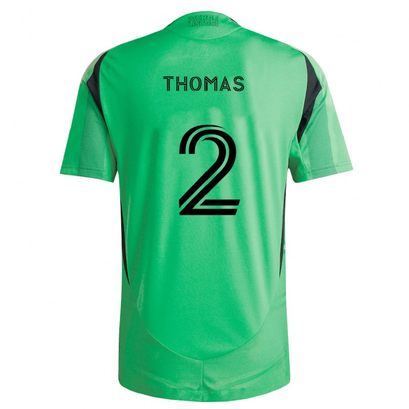 Danxen Dames Riley Thomas #2 Smaragdgroen Zwart Thuisshirt Thuistenue 2026/27 T-Shirt