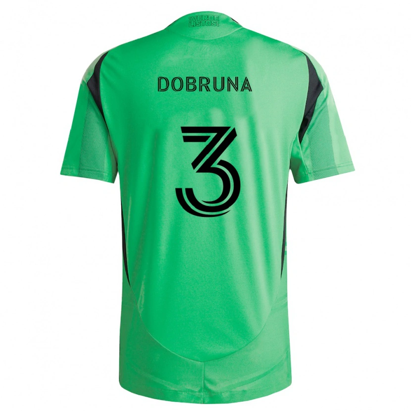 Danxen Dames Dren Dobruna #3 Smaragdgroen Zwart Thuisshirt Thuistenue 2026/27 T-Shirt