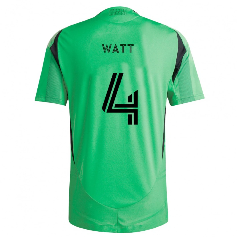 Danxen Dames Evan Watt #4 Smaragdgroen Zwart Thuisshirt Thuistenue 2026/27 T-Shirt