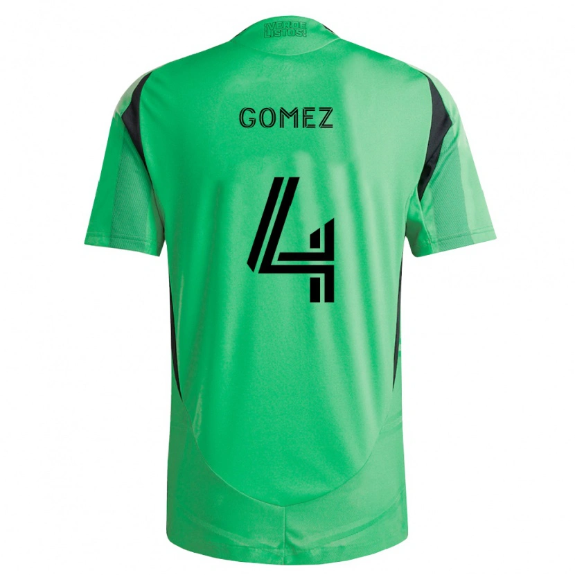 Danxen Dames Antonio Gomez #4 Smaragdgroen Zwart Thuisshirt Thuistenue 2026/27 T-Shirt