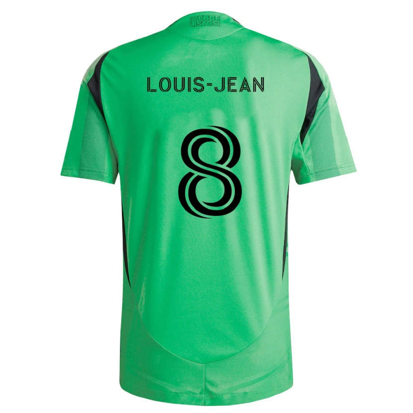 Danxen Dames Steeve Louis-Jean #8 Smaragdgroen Zwart Thuisshirt Thuistenue 2026/27 T-Shirt