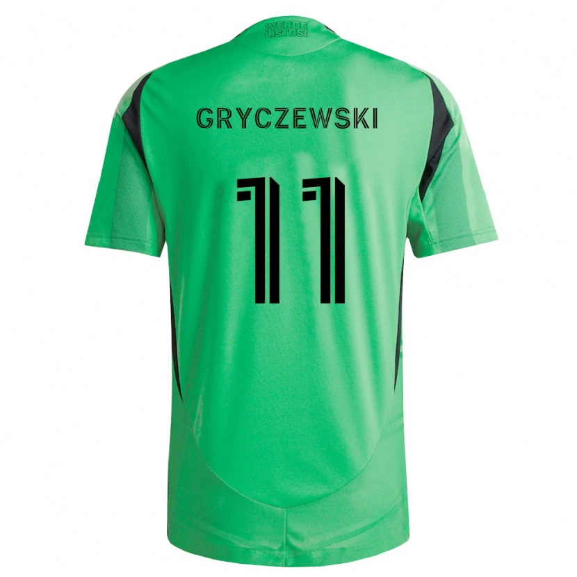Danxen Dames Patrick Gryczewski #11 Smaragdgroen Zwart Thuisshirt Thuistenue 2026/27 T-Shirt