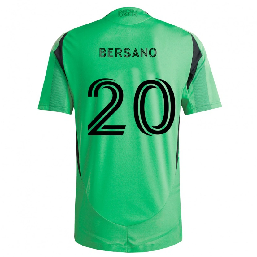Danxen Dames Matt Bersano #20 Smaragdgroen Zwart Thuisshirt Thuistenue 2026/27 T-Shirt