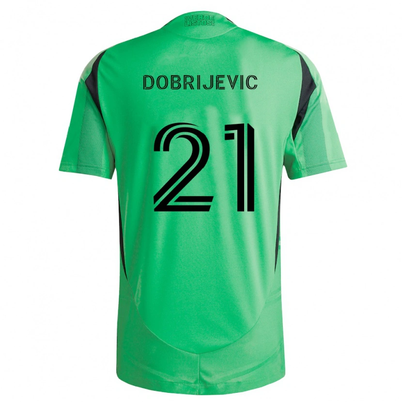 Danxen Dames Stefan Dobrijevic #21 Smaragdgroen Zwart Thuisshirt Thuistenue 2026/27 T-Shirt