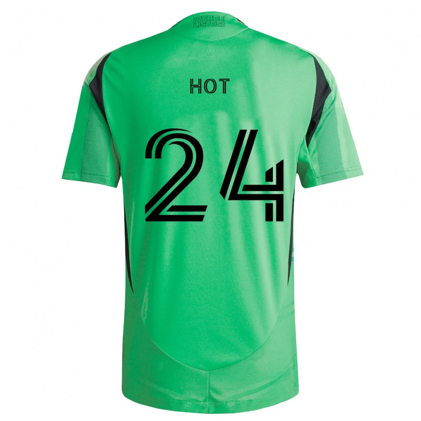 Danxen Dames Kenan Hot #24 Smaragdgroen Zwart Thuisshirt Thuistenue 2026/27 T-Shirt