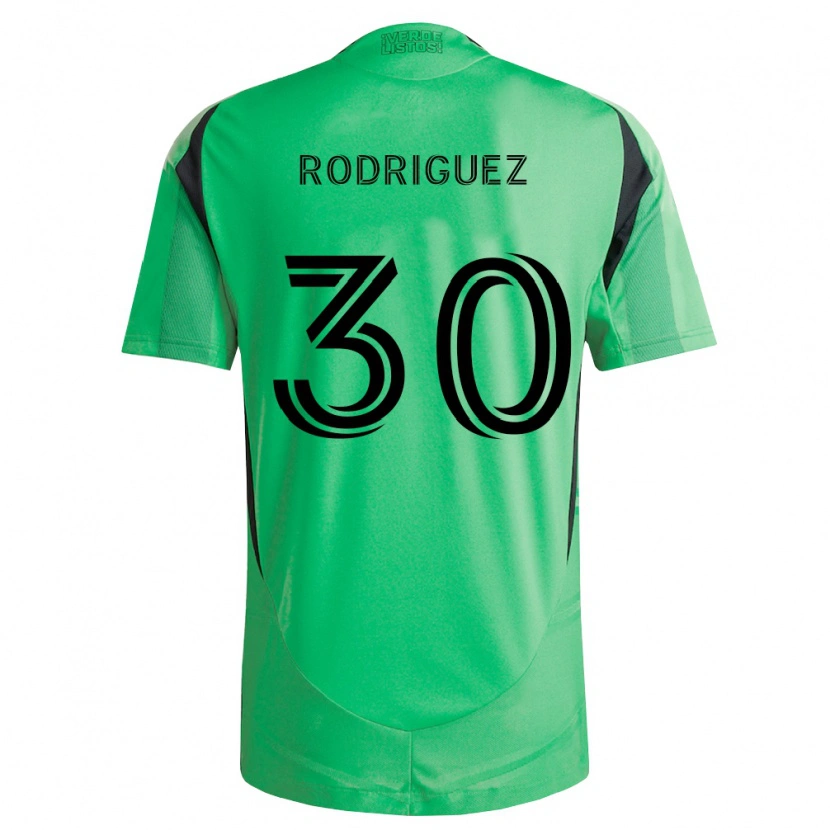 Danxen Dames Memo Rodríguez #30 Smaragdgroen Zwart Thuisshirt Thuistenue 2026/27 T-Shirt