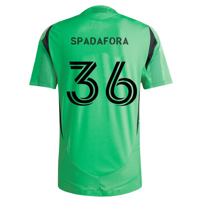 Danxen Dames Luke Spadafora #36 Smaragdgroen Zwart Thuisshirt Thuistenue 2026/27 T-Shirt
