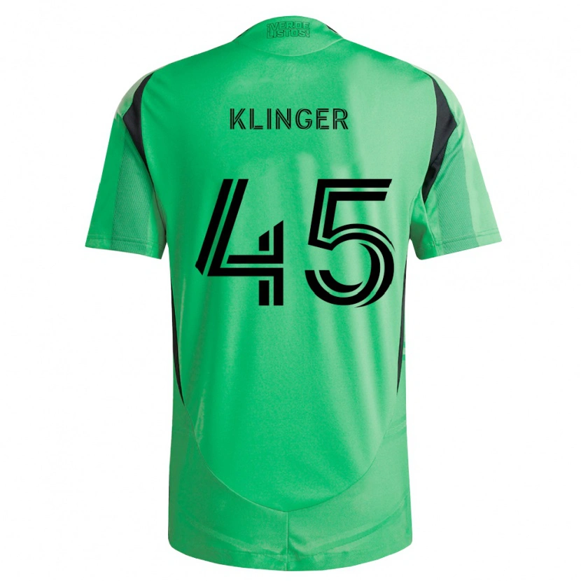 Danxen Dames Ryan Klinger #45 Smaragdgroen Zwart Thuisshirt Thuistenue 2026/27 T-Shirt
