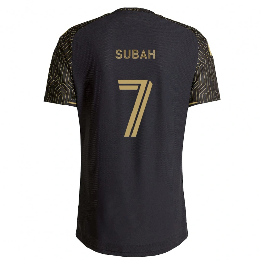 Danxen Dames Yekeson Subah #7 Bruin Zwart Thuisshirt Thuistenue 2026/27 T-Shirt