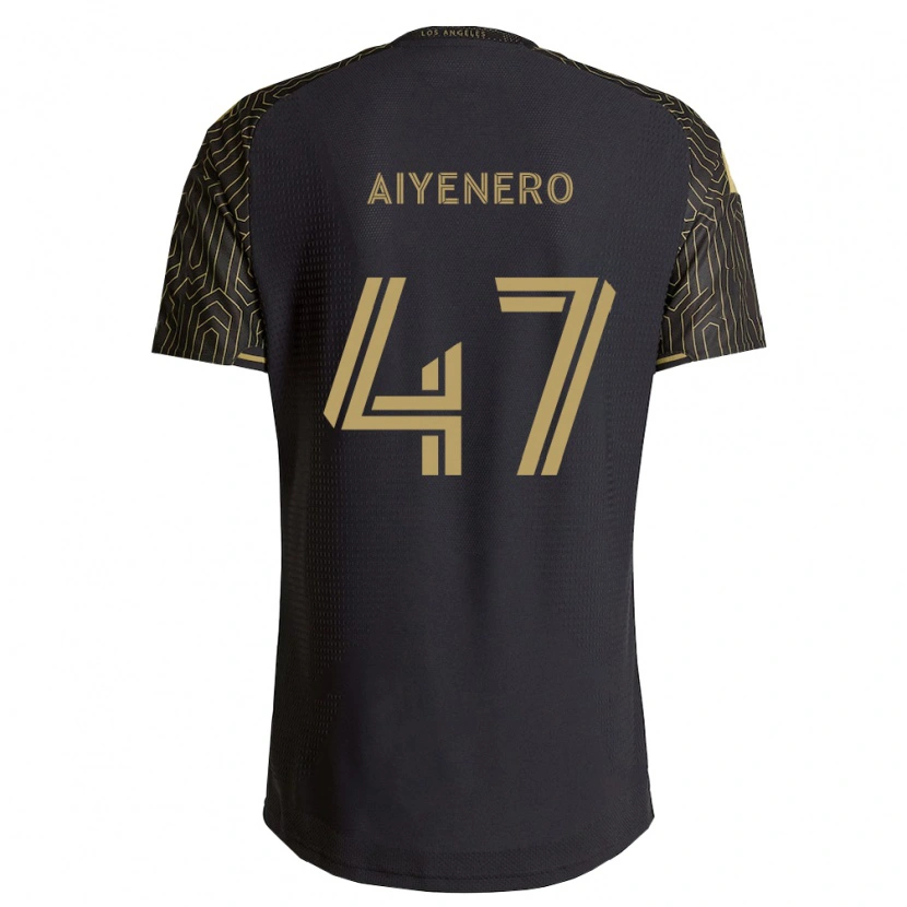 Danxen Dames Marius Aiyenero #47 Bruin Zwart Thuisshirt Thuistenue 2026/27 T-Shirt