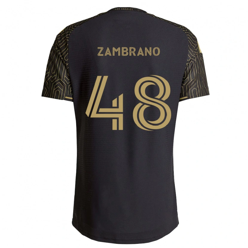 Danxen Dames Gavin Zambrano #48 Bruin Zwart Thuisshirt Thuistenue 2026/27 T-Shirt