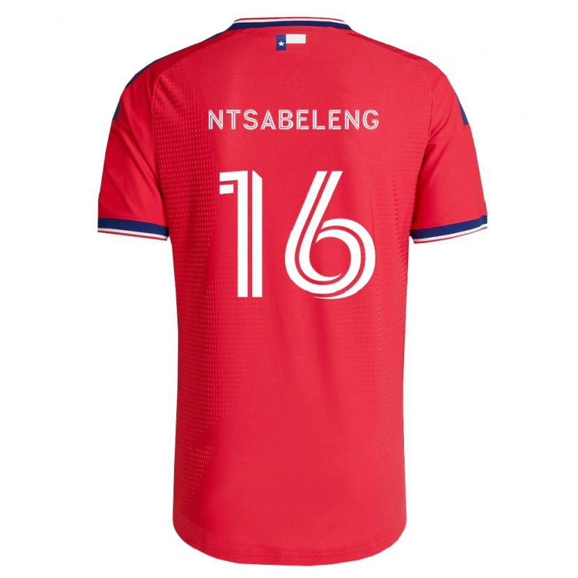 Danxen Dames Tsiki Ntsabeleng #16 Rood Blauw Wit Thuisshirt Thuistenue 2026/27 T-Shirt