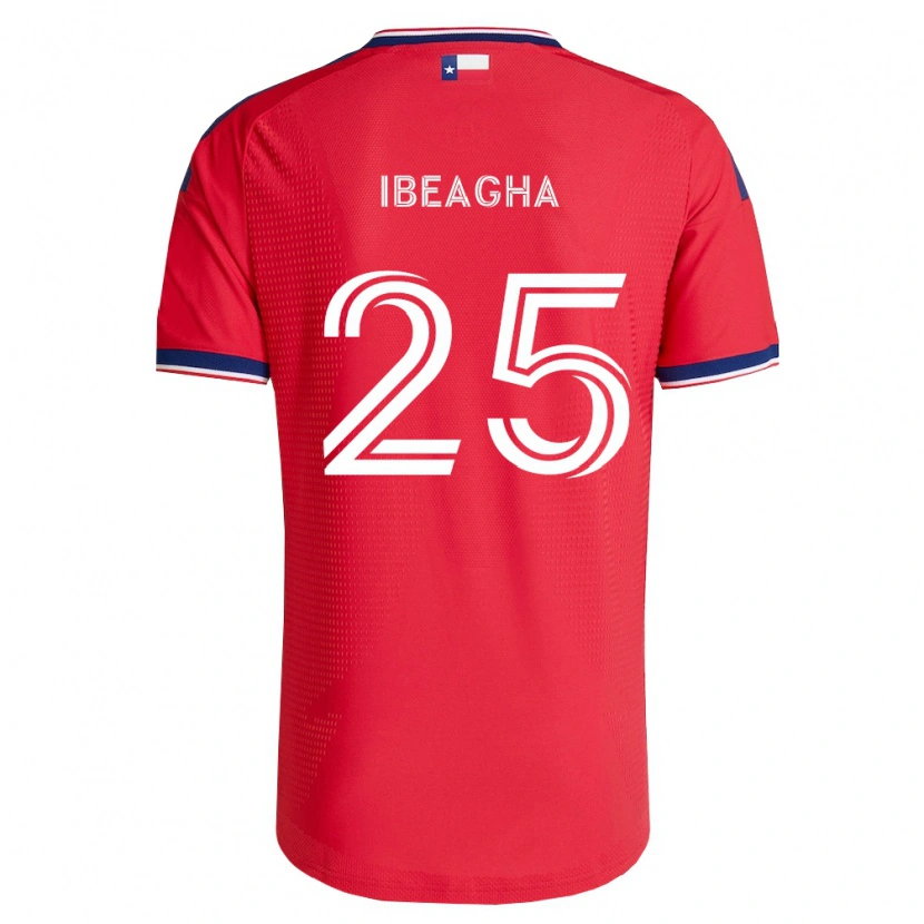 Danxen Dames Sebastien Ibeagha #25 Rood Blauw Wit Thuisshirt Thuistenue 2026/27 T-Shirt