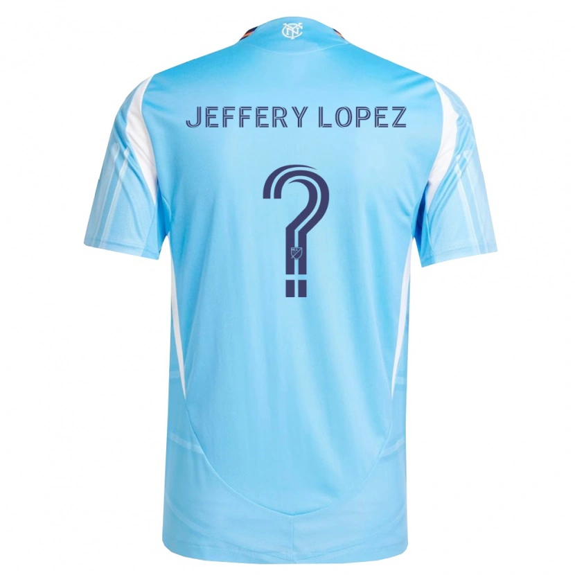 Danxen Dames Jeffery López #0 Hemelsblauw Wit Thuisshirt Thuistenue 2026/27 T-Shirt