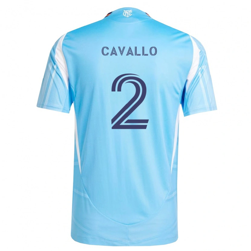Danxen Dames Nico Cavallo #2 Hemelsblauw Wit Thuisshirt Thuistenue 2026/27 T-Shirt
