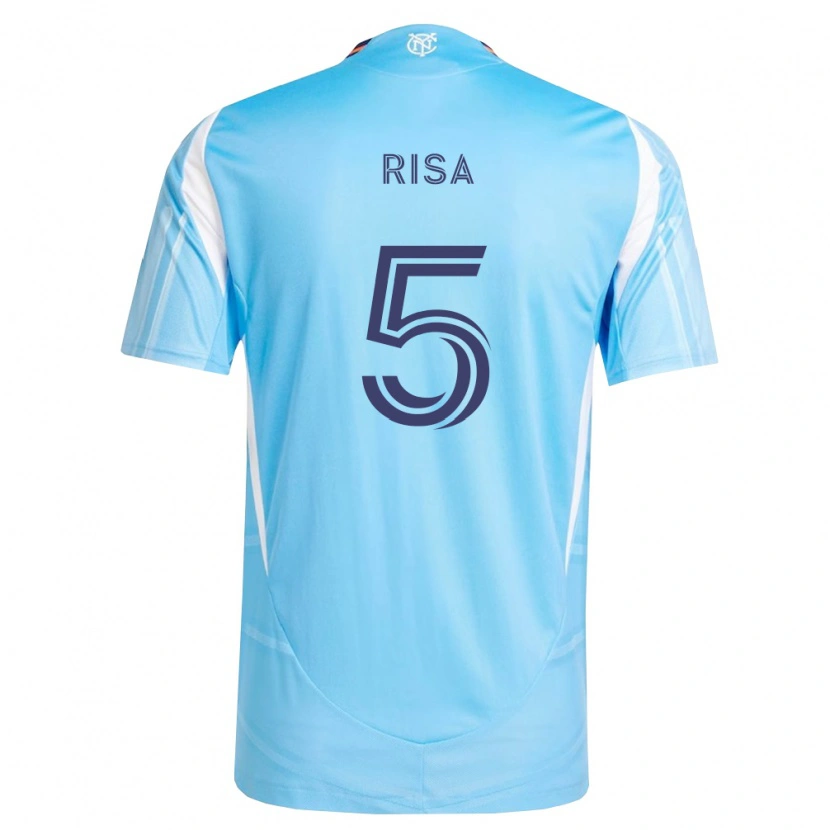 Danxen Dames Birk Risa #5 Hemelsblauw Wit Thuisshirt Thuistenue 2026/27 T-Shirt