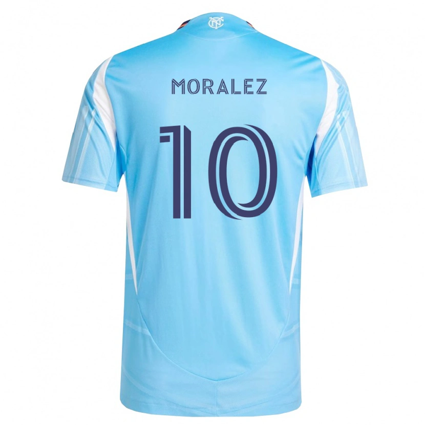 Danxen Dames Maxi Moralez #10 Hemelsblauw Wit Thuisshirt Thuistenue 2026/27 T-Shirt