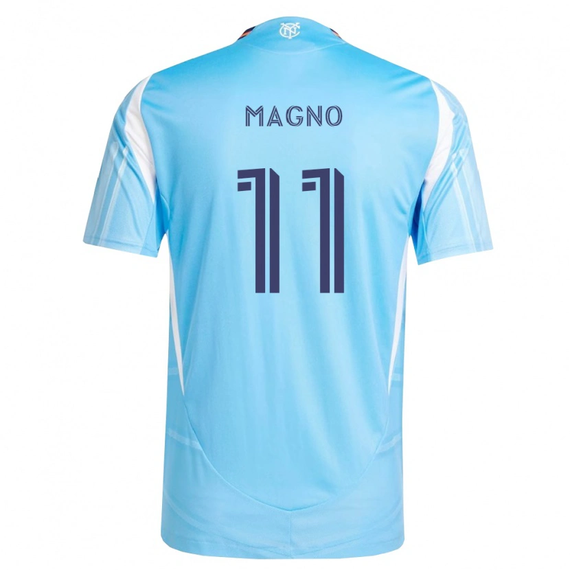Danxen Dames Talles Magno #11 Hemelsblauw Wit Thuisshirt Thuistenue 2026/27 T-Shirt
