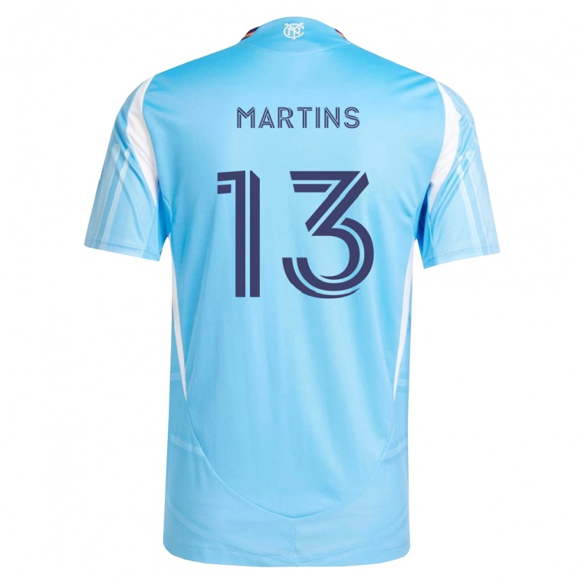 Danxen Dames Thiago Martins #13 Hemelsblauw Wit Thuisshirt Thuistenue 2026/27 T-Shirt