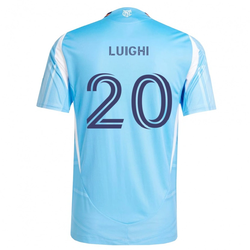 Danxen Dames Luighi Hanri Sousa Santos #20 Hemelsblauw Wit Thuisshirt Thuistenue 2026/27 T-Shirt