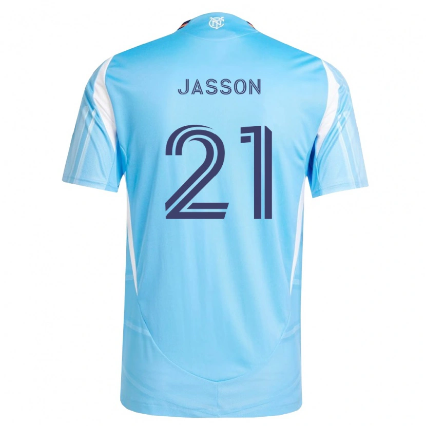 Danxen Dames Andres Jasson #21 Hemelsblauw Wit Thuisshirt Thuistenue 2026/27 T-Shirt