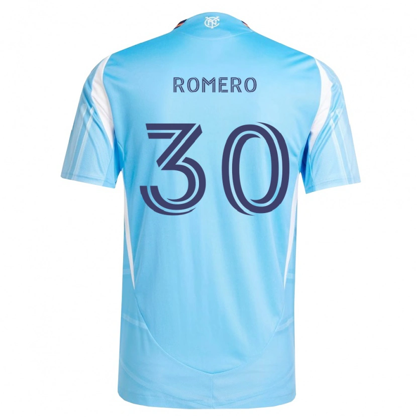 Danxen Dames Tomás Romero #30 Hemelsblauw Wit Thuisshirt Thuistenue 2026/27 T-Shirt